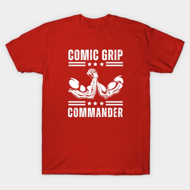 Arm Wrestling T-Shirt by footballomatic